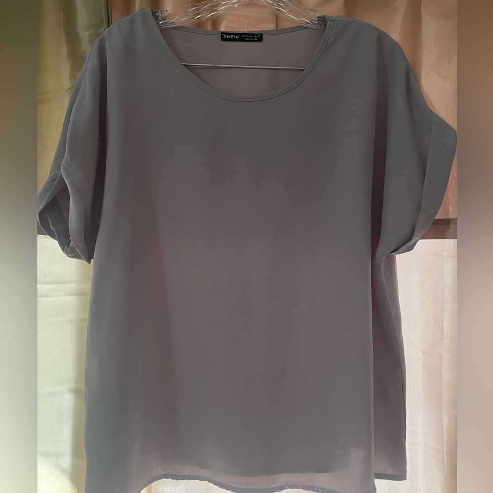 Elegant Gray Blouse